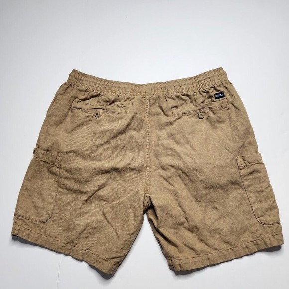 Reyn Spooner Shorts Men's XL Brown Cotton Cargo Drawstring Hawaiian Gorpcore - Picture 2 of 7